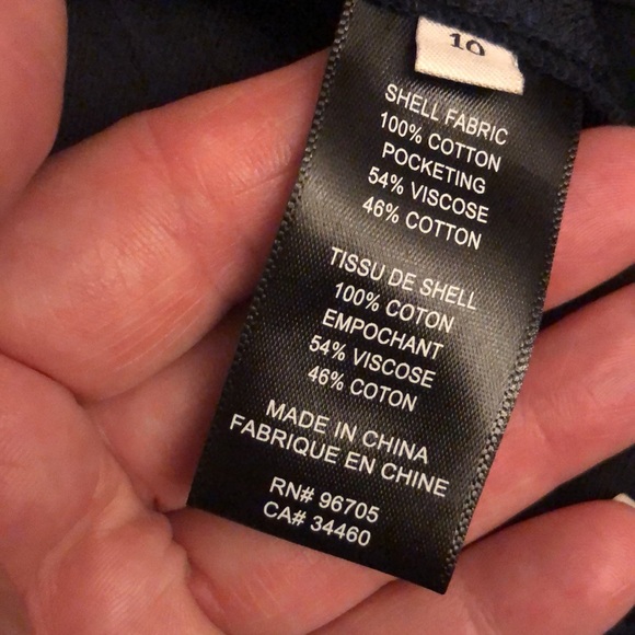 NWT! Rebecca Taylor Cotton Suiting Flared Trousers in Navy, Size 10 - Picture 6 of 7